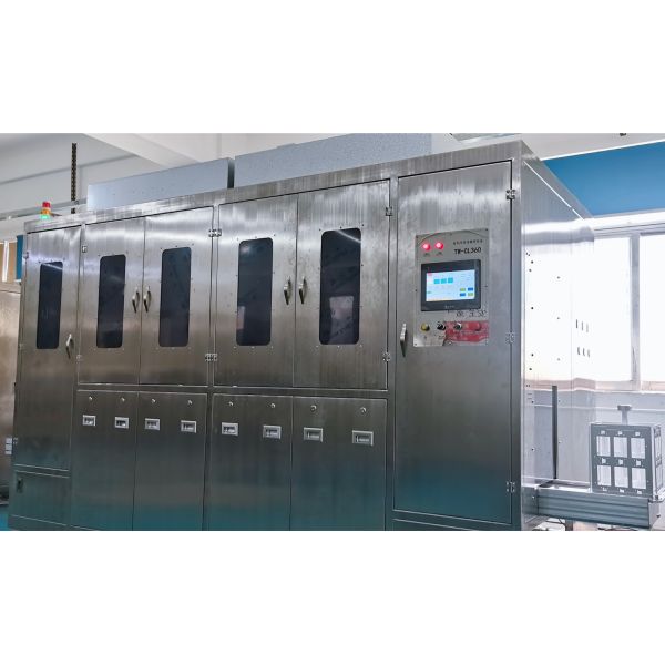 18KW Antiwear Plastic Tote Washer , Durable Plastic Tray Cleaning Machine