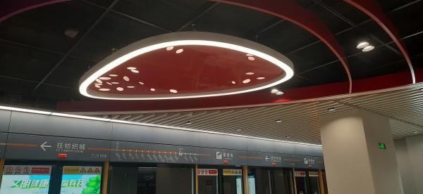 Quality Irregular Figure Type Led Ring Ceiling Lights 260W Circle Led Hanging Light for sale