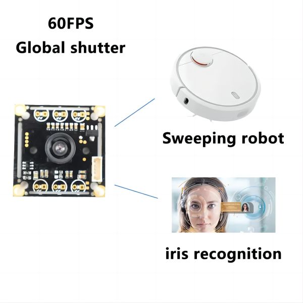OV9281 1MP USB Camera Module Fixed focus Global Shutter Fast Identification