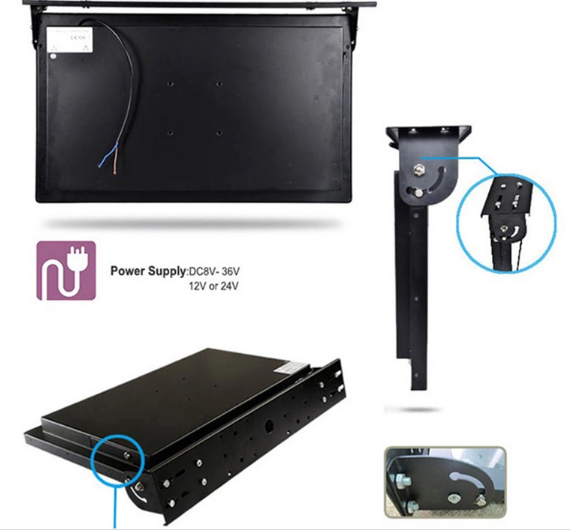 Android System Retail Signage Displays Wifi Wall Mounted Bus Player For Promotion