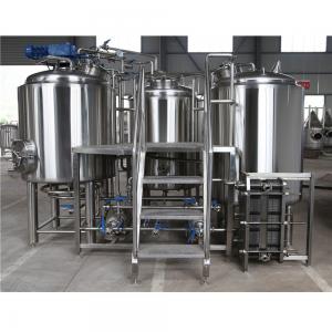 China Stainless Steel 3 Vessel Brewhouse Fermentation System To Make Craft Beer on sale