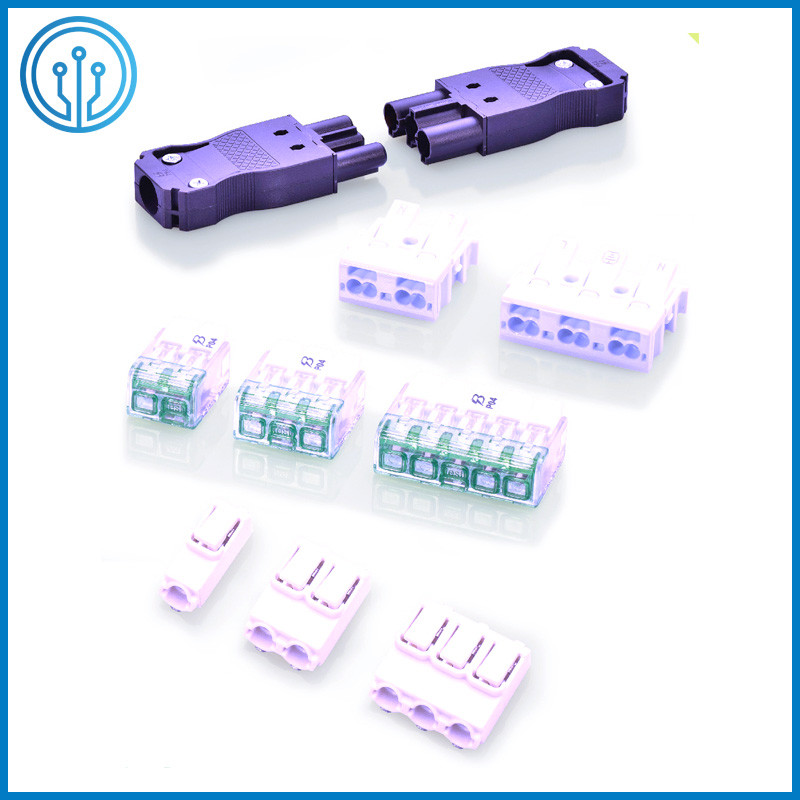 In Line Connector M3 Screw Terminal FT06-4 With Fuseholder 6.3A 250V And Terminal 32A 450V