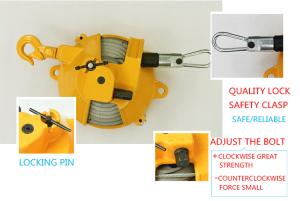 CE Retractable Spring Balancer 50 Kg Industrial Measurement Equipment
