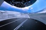 360 Degree Fixed Frame Projection Screen For Flight Simulation