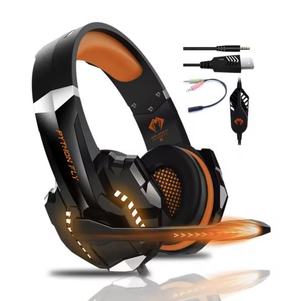 Quality OEM Active Noise Cancellation Adjustable PS5 Gaming Headset with Memory Foam Earpads for sale