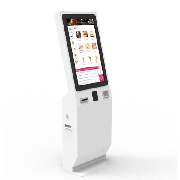 Quality 32inch  Biometric Scanner Payment Self Service Kiosk Remote Monitoring / Alert System for sale