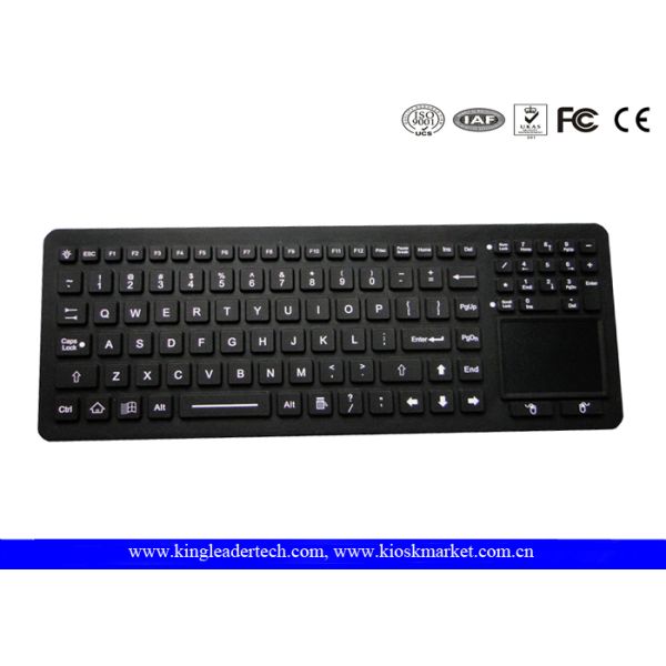 Fully Sealed Waterproof Cleanable Silicone Keyboard With Backlight