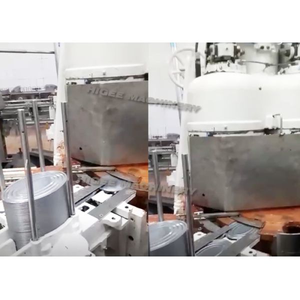 Higee canned food meat corned beef filler seamer canned meatloaf filling seaming machine