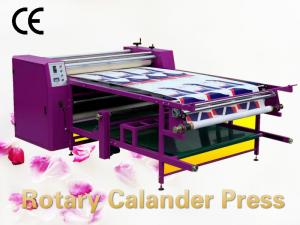 China Textile Calender Fabric Heat Press Transfer Machine Flatbed Roller Heat Press Machine on sale