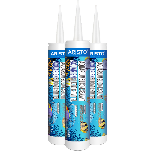 Aquarium Silicone Sealant Clear Color 310ml Volume For Fresh / Salt Water