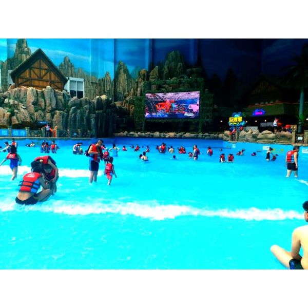 Interactive Pressure Wind Air Blast Surfing Wave Pool Customized