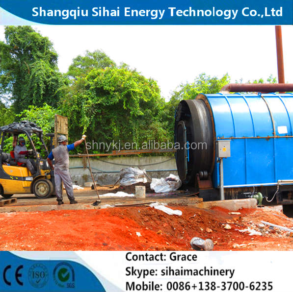 12 Tons Capacity Scrap Tire Pyrolysis Plant for Sustainable Resource Utilization