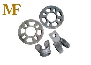 Buy cheap Galvanized Construction Formwork Accessories Layher Ringlock Scaffolding System Casted Steel Ledger End Head With Wedge product