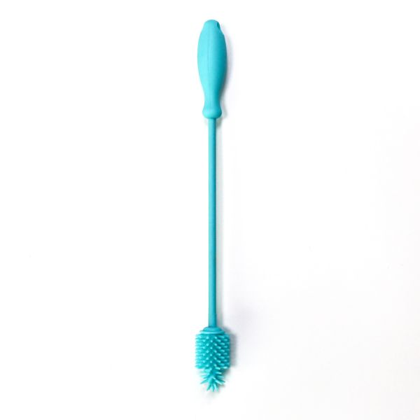 24cm Sharp Head Silicone Bottle Brush Reusable Multicolor Dishwasher Safe