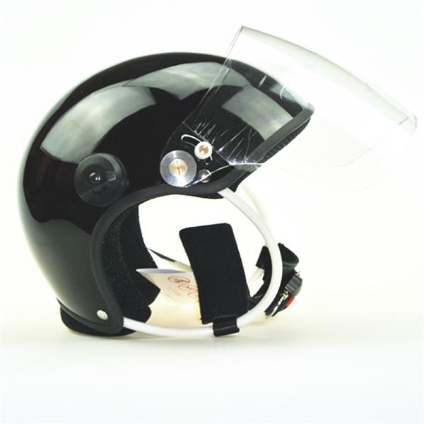 Black Paramotor helmet GD-C Without headset Open face PPG helmet High quality