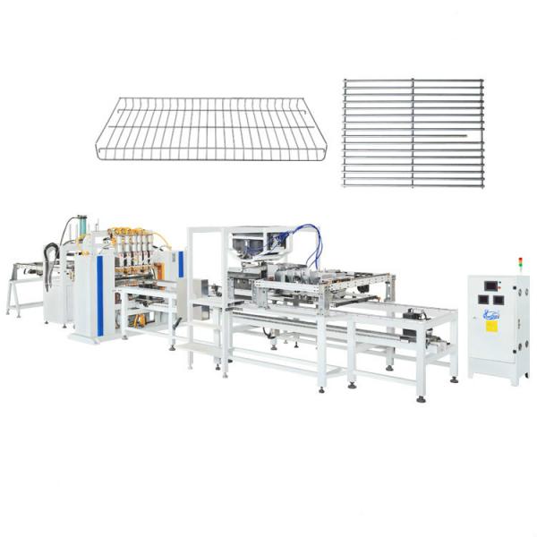 Quality Hwashi Multi Point Spot Welding Machine Wire Mesh / Shelves / Rack Making Machine for sale