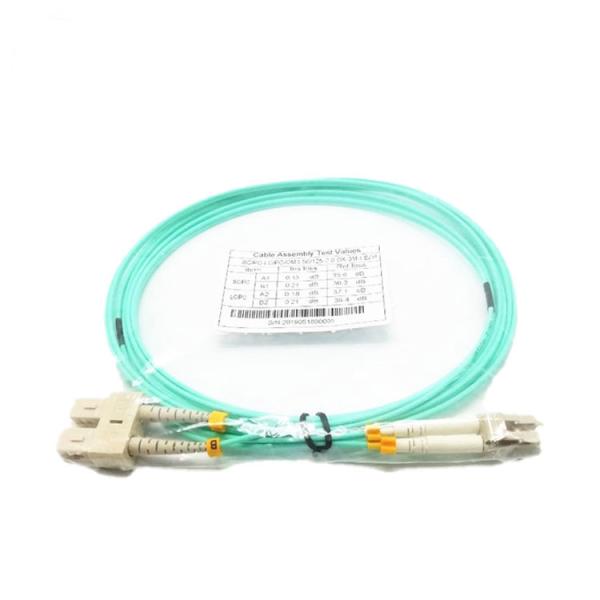 Quality Sensors ISO9001 Om3 Fiber Optic Patch Cord , Lc To Sc Fiber Patch Cord for sale