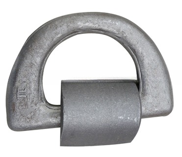 500KN M.B.L GL CCS Approved 50T Forged Container Lashing D Ring with Clamp