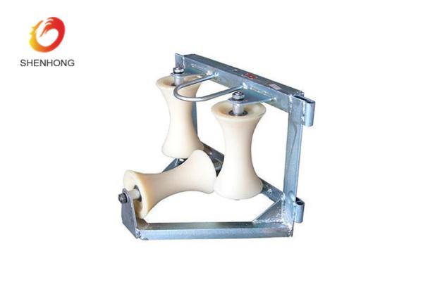 Quality Corner Ground Cable Reel Roller Assembly Three Roller For Laying Cable for sale