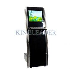 Buy cheap Space Saving Standard Touch Screen Information Kiosk With Metal Kiosk Keyboard And Trackball product