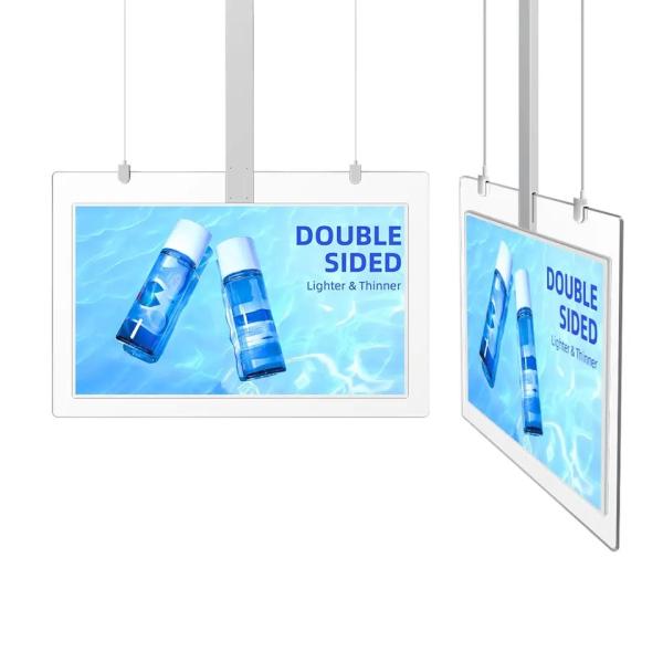 Quality 700 Nits Hanging Window Digital Screen Double Side Multifunctional for sale