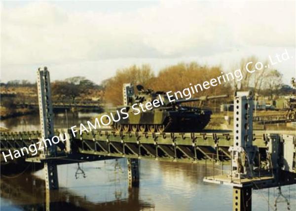 Quality Modern Designed Military Style Temporary Military Steel Structure Bailey Bridge For Army Usage for sale