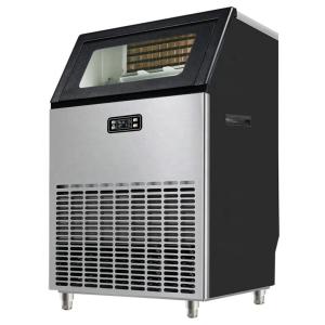 China Stainless Steel Commercial Ice Cube Makers for Home Other 220V/50-60Hz Ice Block Maker Machine 120kg 24h Other Compressor on sale