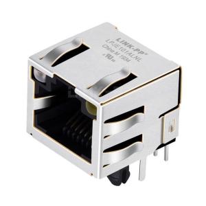 Buy cheap Tab UP Green&amp;Orange/Yellow LED 1X1 Port 8P8C RJ45 Connector without Integrated Magnetics product
