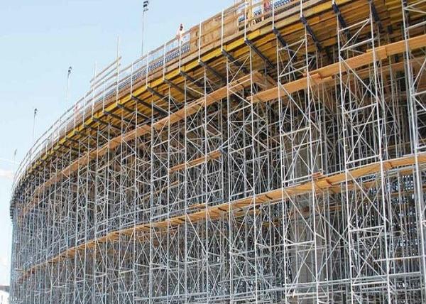 Quality Safety Adjustable Cuplock Shuttering System , Cup And Lock Scaffolding for sale