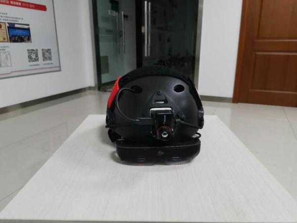 Quality Professional Smart Temperature Measuring Helmet 3-5 M Test Distance for sale