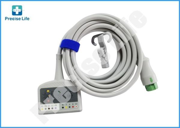 Quality Mindray 0010-30-42722 ECG Trunk Cable EV6204 Host Cable 12-Lead IEC Color Code for sale