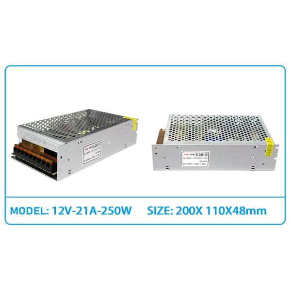 250W DC 12V 21A S Power Supply LED Light Power Supply