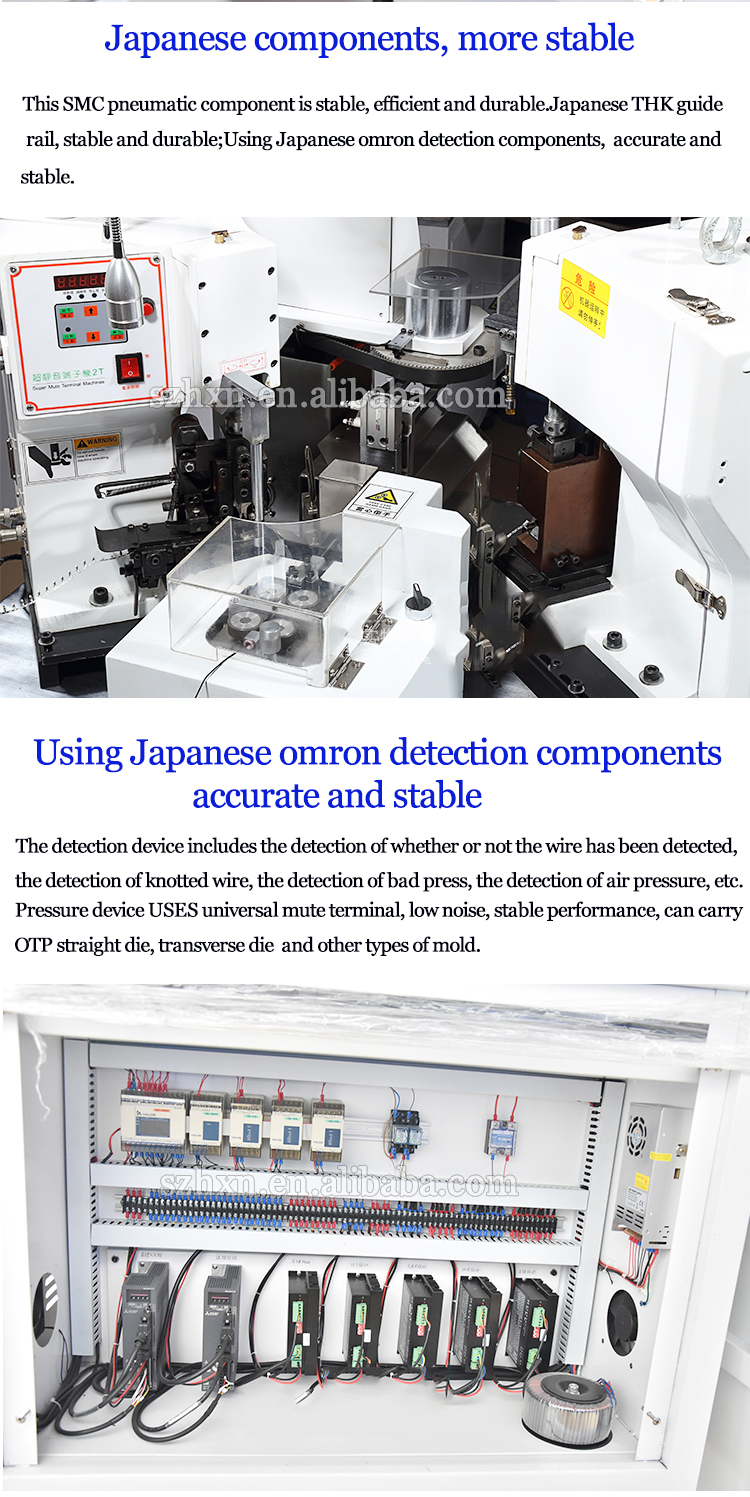 Durable Automotive Double End Terminal Crimping Machine with 1000-800-1450 Capacity