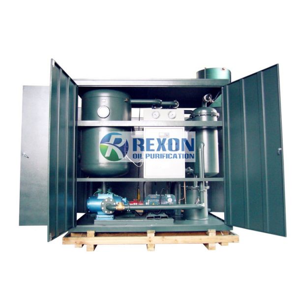 Weather Proof Vacuum Turbine Oil Processing Machine Large Dehydration Volume