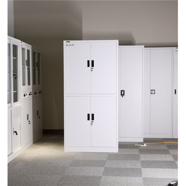 Two Compartments Metal Storage Lockable Filing Cabinets