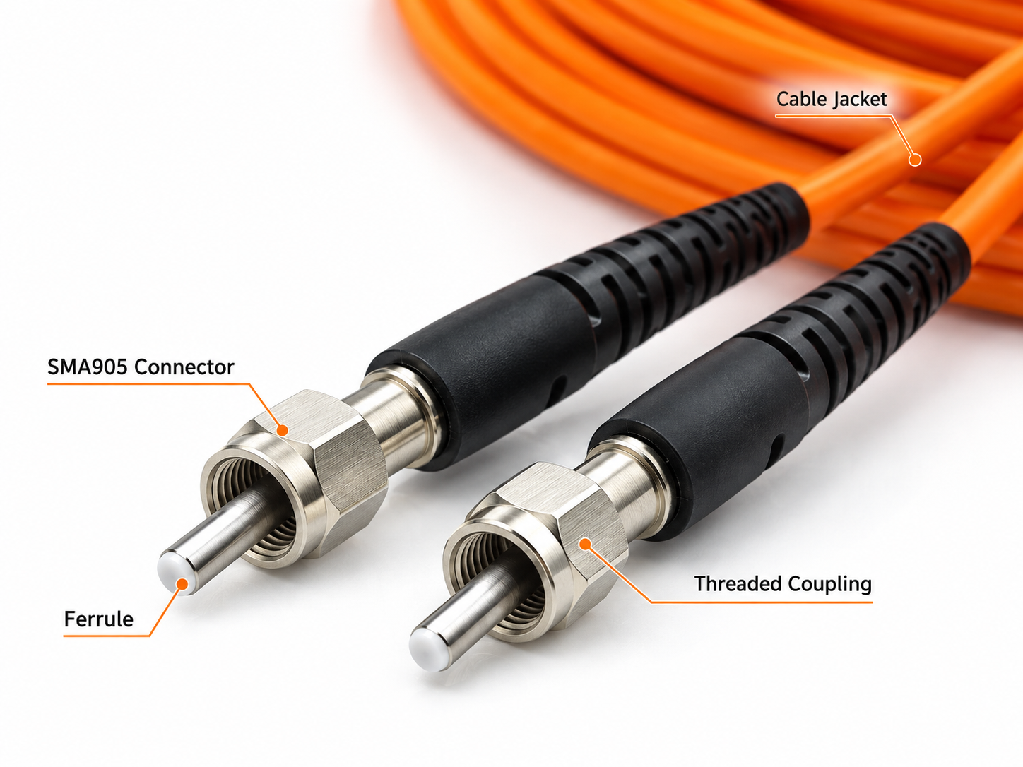 SMA905 Fiber Optic Cable Assemblies
