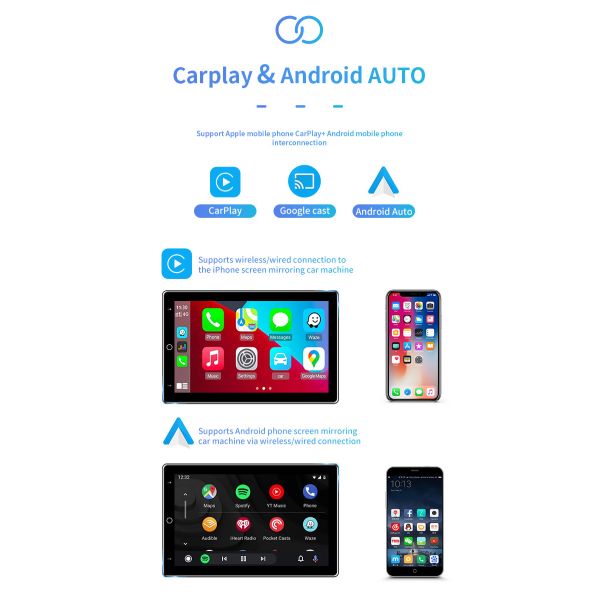 13.3 Inch Android Carplay Multimedia Navigation System 2 Din Universal