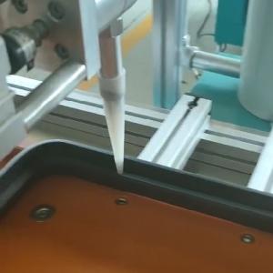 Buy cheap Precision Robotic Adhesive Dispensing Systems Customized Glue Dispensing Machines 220V product