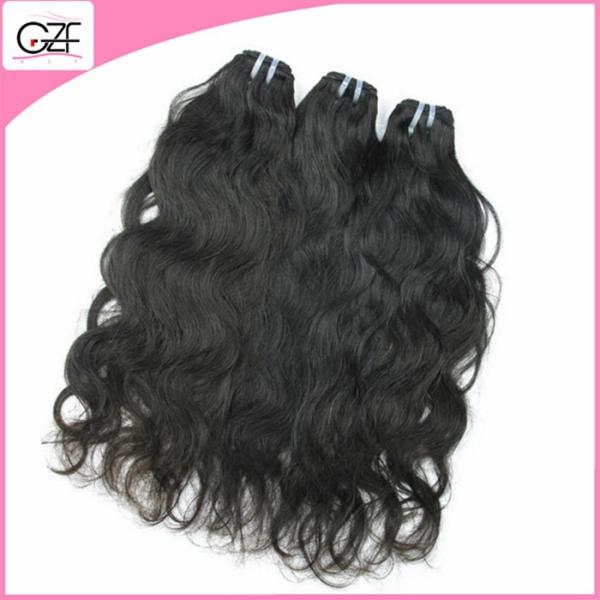 Quality High Quality Remy Human Hair Extensions 10-30'' Stock Peruvian Virgin Natural Wave for sale