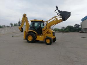 Buy cheap Four Wheel Drive Compact Backhoe Loader 8200kg Front Loader Backhoe product