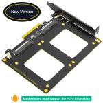 Dual U.2 SSD To PCIe 4.0 X8 Adapter Lightning-Fast Data Transfer