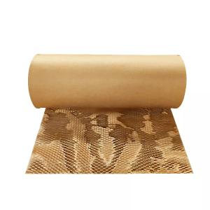China Recyclable Honeycomb Paper Wrap Sheet Packaging 50cm Width 100m Length on sale