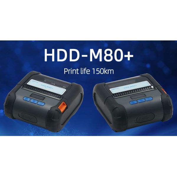 Thermal Label and Receipt Printer for Wireless Smartphone Control in POS Checkout Software