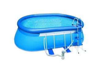 China Outdoor Backyard Inflatable Pool , Baby Water Park Blow Up Swimming Pools on sale