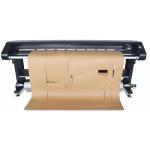 HP-GL CAD File Format Vertical Inkjet Cutting Plotter With 125-220cm Width