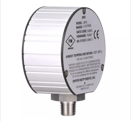 Dwyer Series DPG Digital Pressure Gage Enclosure Rating Designed To Meet NEMA 4/4X IP66 Pressure Limit 2x Pressure Range