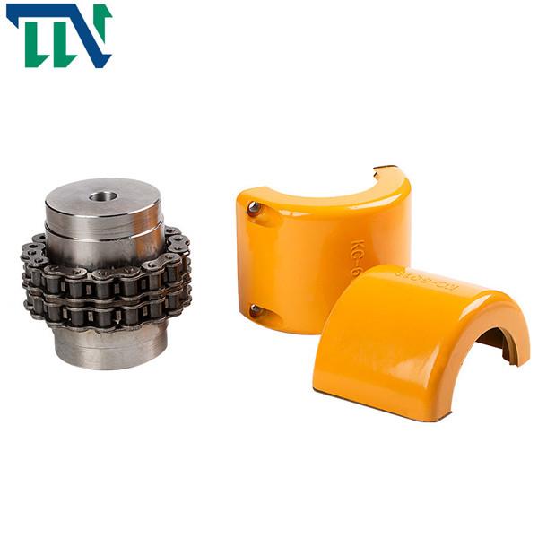 Quality Internal Gear Roller Chain Type Keyless Locking Shaft Coupling Motor Cast Iron for sale