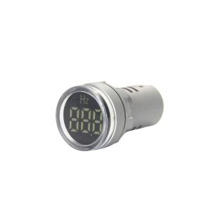Buy cheap 22mm LED Round MINI Digital Display Electronic Frequency Meter Indicator lamp measuring rang AC 0-99Hz product