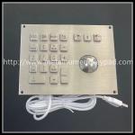 Computer Digital Industrial Keyboard With Trackball USB Interface