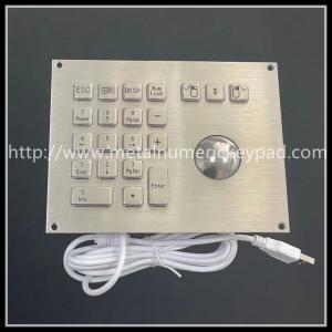 Buy cheap Computer Digital Industrial Keyboard With Trackball USB Interface product